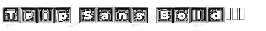 Trip Sans Bold字体转换